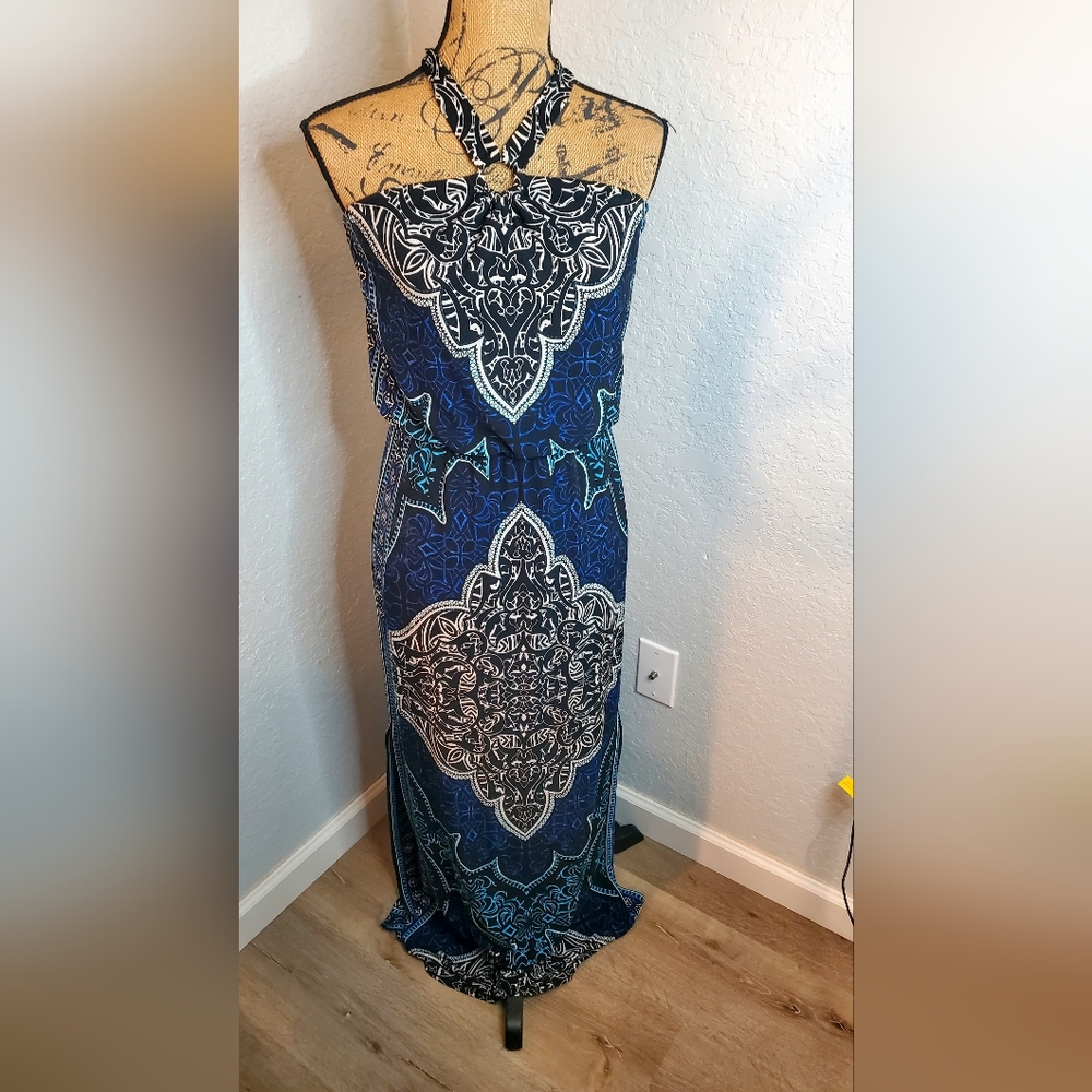 White house black market maxi dress